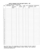 List of items (tax exemption)